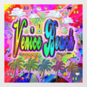 Venice Beach Vista Express-Fensterheber Fensteraufkleber (Blatt)