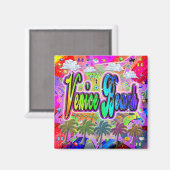 Venice Beach Vista Express Magnet (Vorderseite/Rückseite)