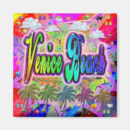 Venice Beach Vista Express Magnet