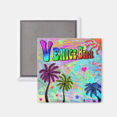 Venice Beach Vivid Romance Magnet (Vorderseite/Rückseite)