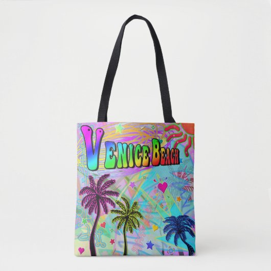 Venice Beach Vivid Romance Tote Bag Tasche (Vorderseite)