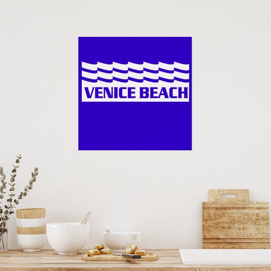 Venice Beach Waves Poster (Küche)
