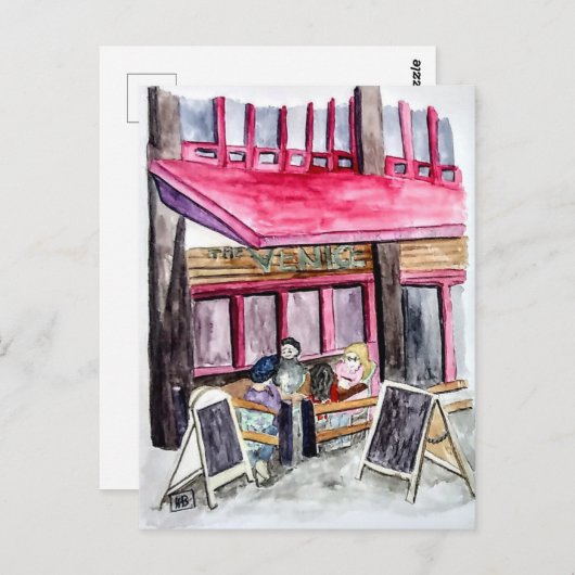 Venice Boardwalk Postkarte (Vorne/Hinten)