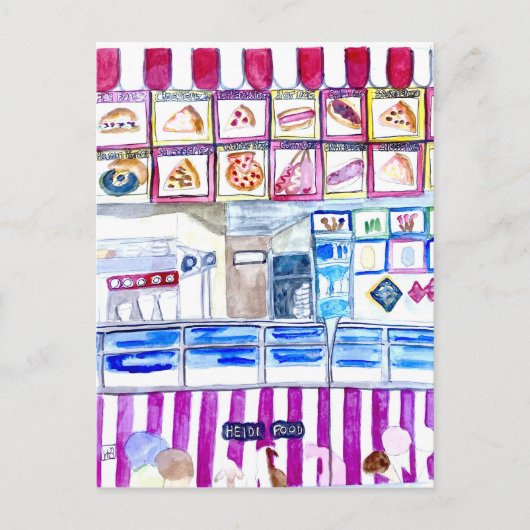 Venice Boardwalk Postkarte (Vorderseite)