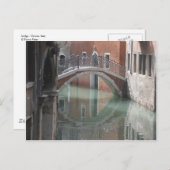 Venice Bridge - Postcard Postkarte (Vorne/Hinten)