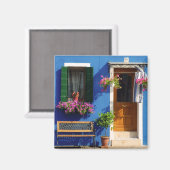 Venice Burano Magnet (Vorderseite/Rückseite)