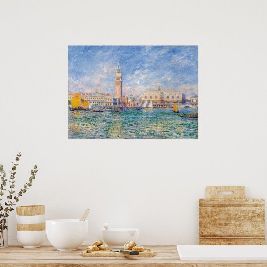 VENICE BY MANET POSTER (Küche)