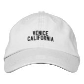 Venice California Hat Bestickte Baseballkappe (Vorderseite)