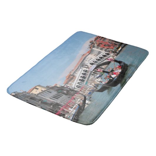 Venice Canal Bath Mat Badematte (Schrägansicht)