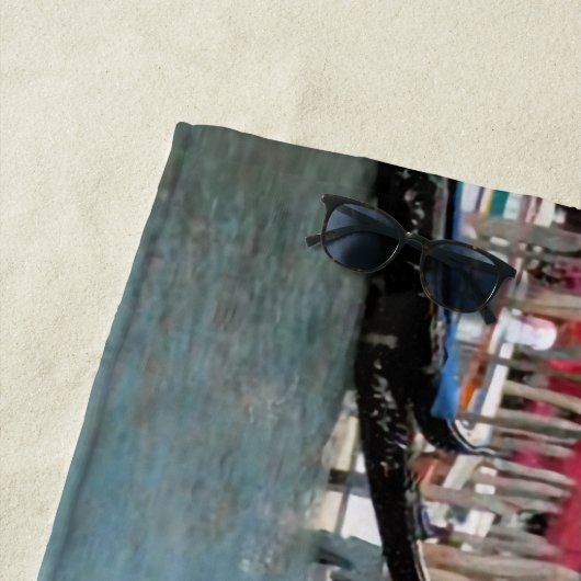 Venice Canal Beach Towel Strandtuch (Beispiel)