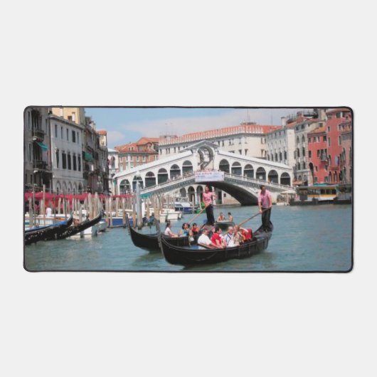Venice Canal Desk Mat Schreibtischunterlage (Vorderseite)