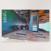 Venice Canal Gondolas Covered Skywalk Palazzos Puzzle (Horizontal)
