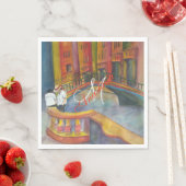 VENICE CANAL MONOGRAM PARTY SERVIETTE (Beispiel)