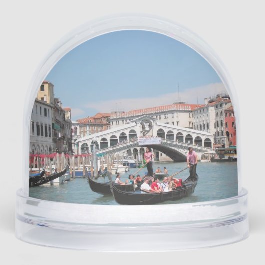 Venice Canal Snow Globe Schneekugeln (Vorderseite)