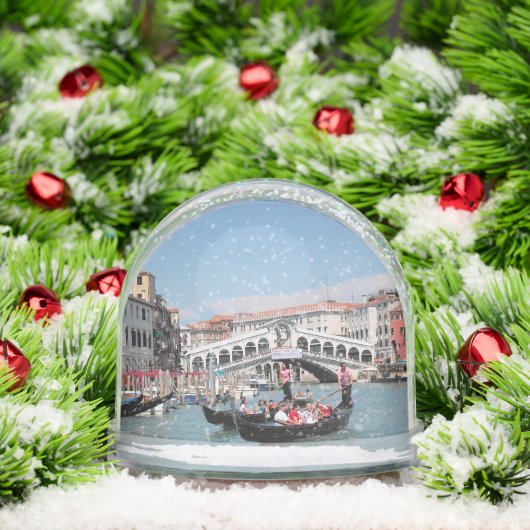 Venice Canal Snow Globe Schneekugeln (Weihnachten)