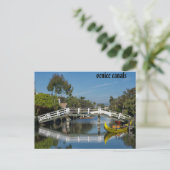 Venice Canals L.A. Postkarte (Stehend Vorderseite)