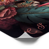 Venice Carnival Florals Poster (Ecke)