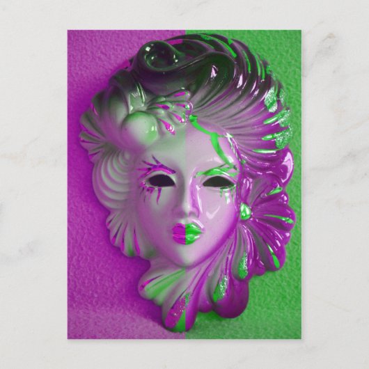 Venice Carnival Mask ELF Postkarte (Vorderseite)