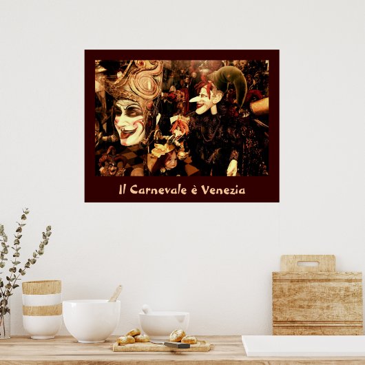 Venice Carnival Poster (Küche)