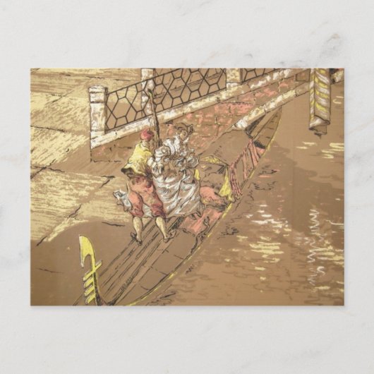 Venice Carnival Postkarte (Vorderseite)