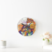 Venice cat runde wanduhr (Zuhause)