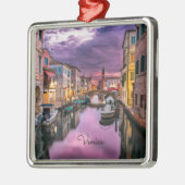 Venice, colorful scenic photograph, ornament aus metall