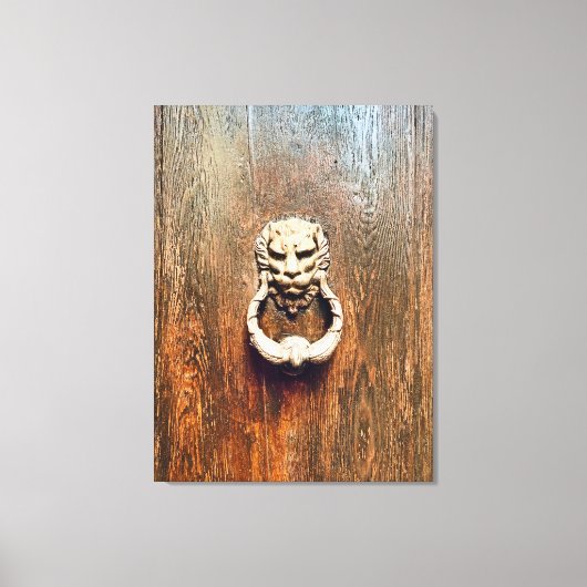 Venice Door Knocker Leinwanddruck (Vorderseite)