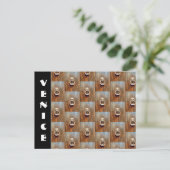 Venice Door Knocker Postkarte (Stehend Vorderseite)