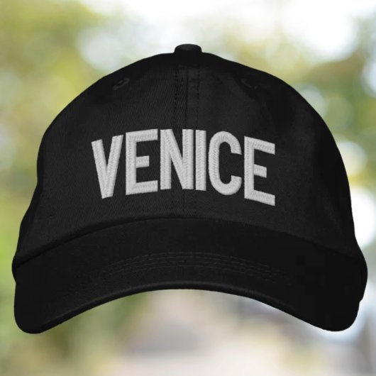 Venice Embroidered Hat Bestickte Baseballkappe