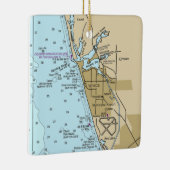 Venice Florida Chart Keramikornament (Rechts)