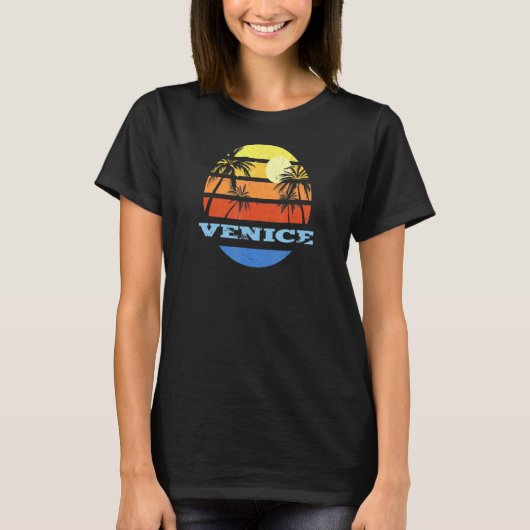 Venice Florida Fl Beach Us Cities Beach Bum Summer T-Shirt (Vorderseite)