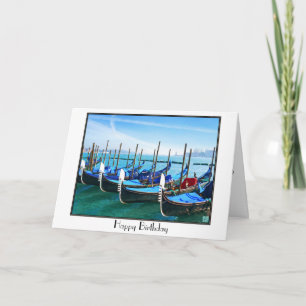 Venice Gandola mit Liebe Zitat Karte
