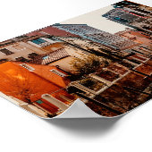 Venice Gondola Canal Italien Fotografie Poster (Ecke)