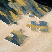 Venice Gondola Gold Van Gogh Style Art Puzzle (Seite)