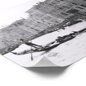 Venice Gondola Gondolier Italien Art Fotograf Poster (Ecke)