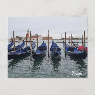 Venice Gondola Postkarte