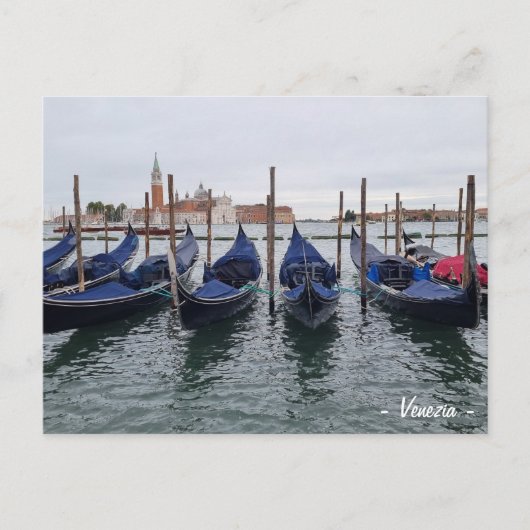 Venice Gondola Postkarte (Vorderseite)
