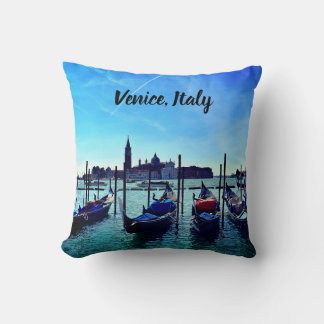 Venice Gondolas Boat Italien Blue Sky Kissen