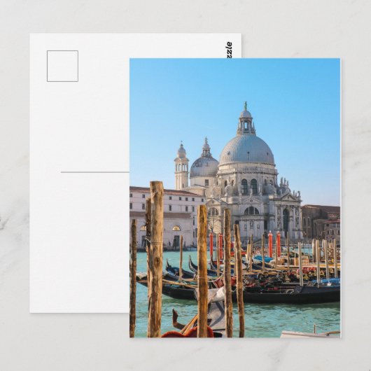 Venice Gondolas Postcard Postkarte (Vorne/Hinten)