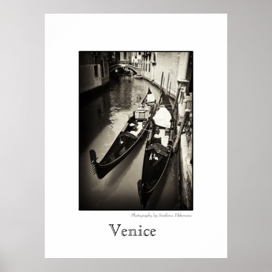 Venice Gondolas Poster (Vorne)