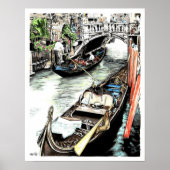 Venice Gondolas Poster (Vorne)