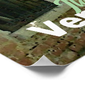 Venice Gondolier Travel Poster (Ecke)