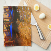 Venice Grand Canal & Gondolas Giro del Malcantone Handtuch (Viertel Falte)