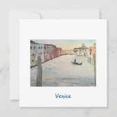 Venice Grand Canal Karte (Vorderseite)