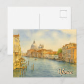 Venice Grand Canal Landscape Postkarte (Vorne/Hinten)