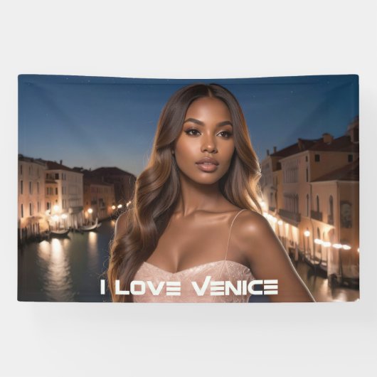 VENICE - I LOVE VENICE BANNER (Horizontal)