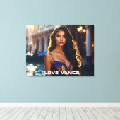 VENICE - I LOVE VENICE LEINWANDDRUCK (Insitu (Holzboden))