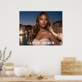 VENICE - I LOVE VENICE POSTER (Küche)