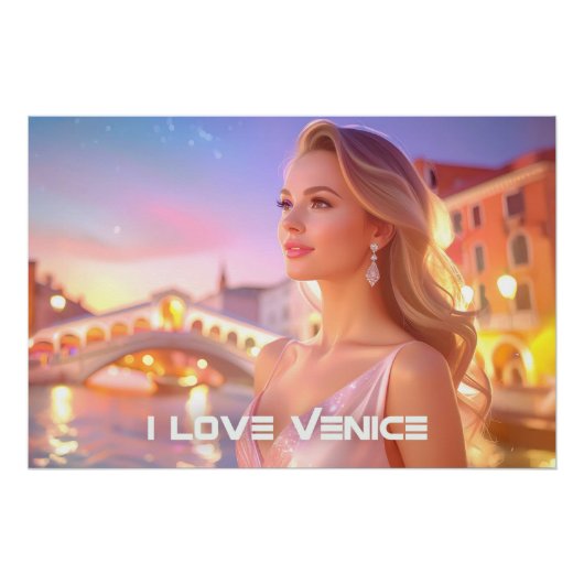 VENICE - I LOVE VENICE - POSTER (Vorderseite)