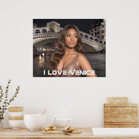 VENICE - I LOVE VENICE POSTER (Küche)